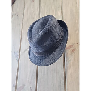 Stetson Fedora Browngrey Velour Velvet Size M